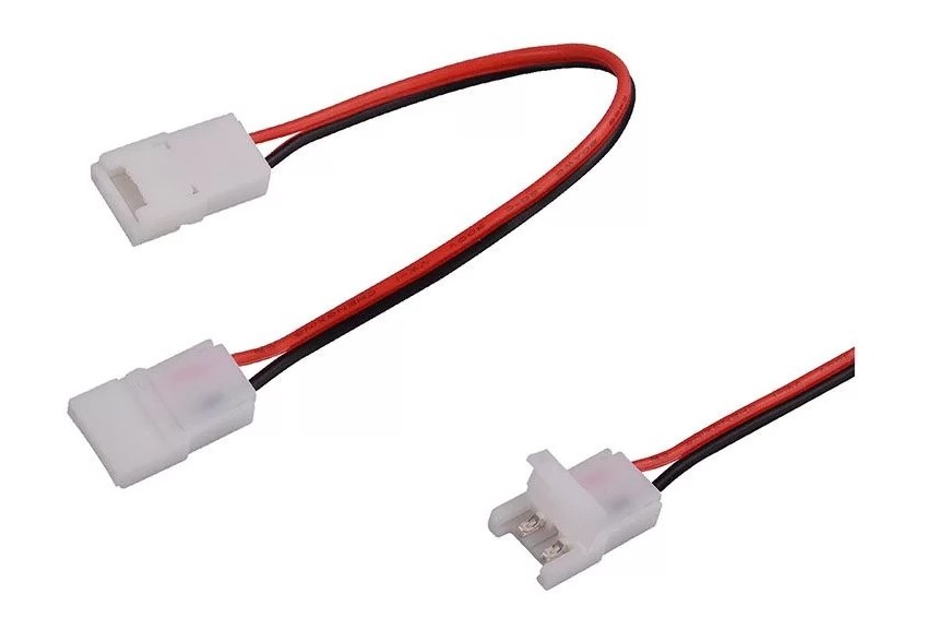 Conector banda LED cu fir dublu V-Tac SKU-2661, 10mm