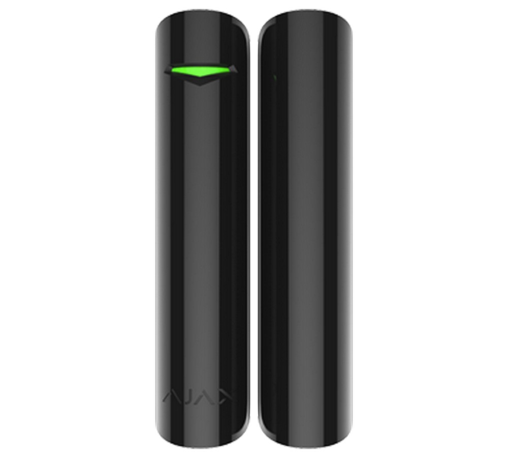 Contact magnetic wireless cu senzor de soc, 868 MHz, 1200 m, AJAX DOORPROTECTPLUS BL