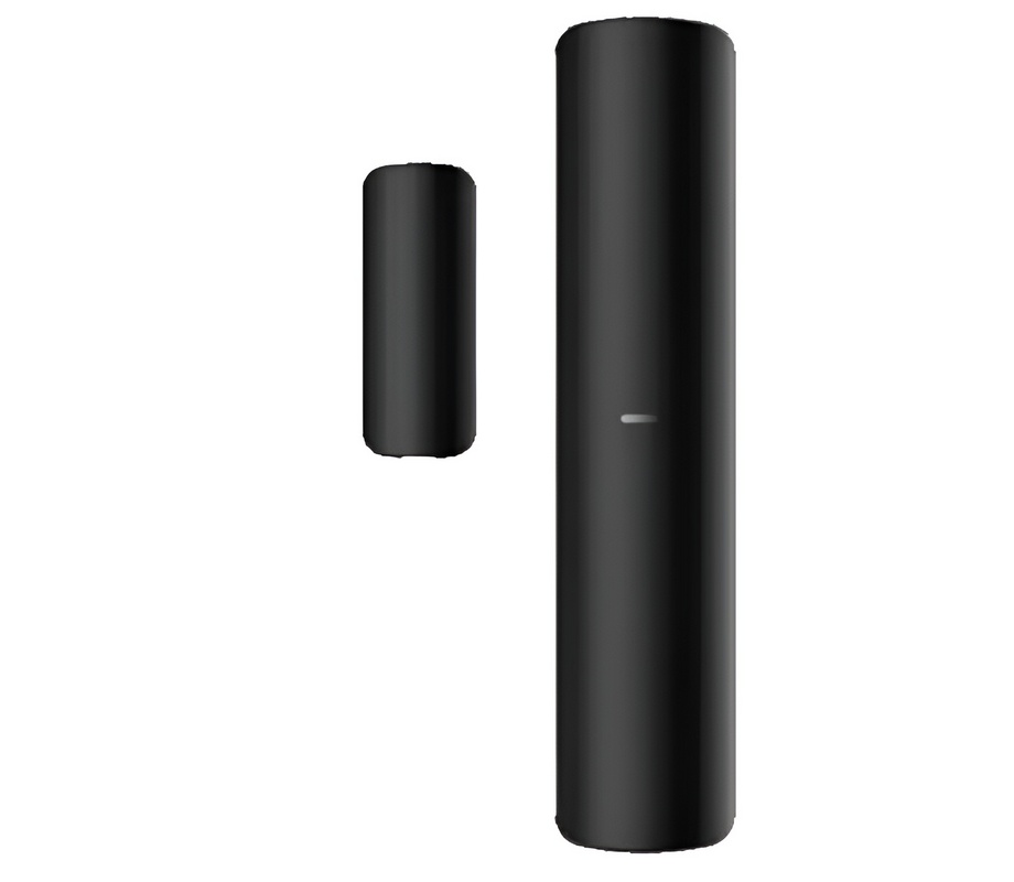 Contact magnetic wireless pentru usa sau geam Hikvision AX PRO DS-PDMC-EG2-WE(B)(BLACK), Tri-X 868MHz, RF 1600m, negru