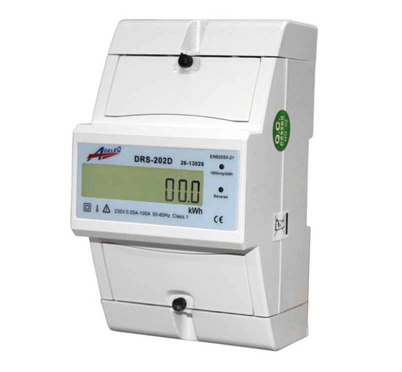 Contor monofazat digital, 4 module, 230V, afisaj electronic, 02-554/dig