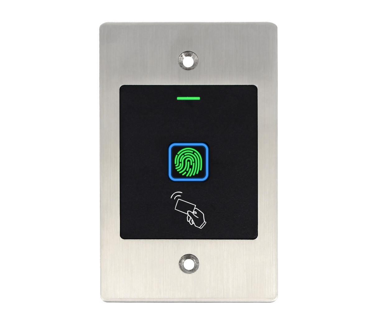 Control acces cu amprenta si card 125KHz EM, NO/NC/COM, Status LED, IP66, SECUKEY-EF2