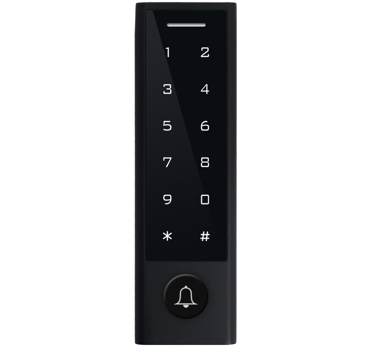 Control acces standalone Secukey CH3, taste touch, card RFID, sonerie, Wiegand, IP66