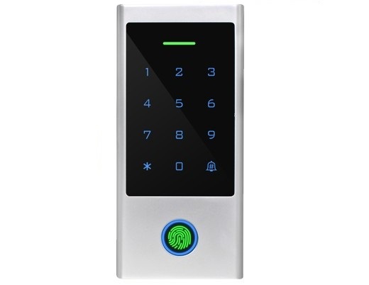 Control acces standalone Secukey HF1-WiFi EM+Mifare, Wi-Fi, Amprenta, PIN, Card RFID + Mifare, compatibil cu Tuya