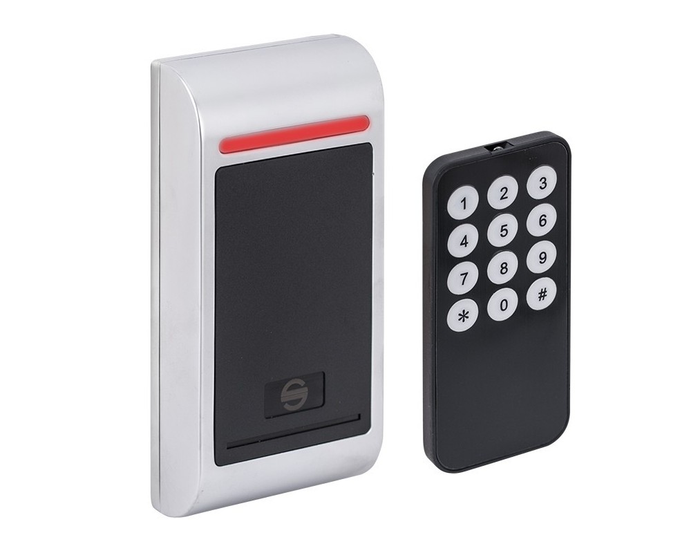 Controler acces multi-functional cu cititor carduri, RFID 125 kHz, 10 000 utlizatori, antivandal, NC-COM-NO, IP68, Silin, SR-M2EM