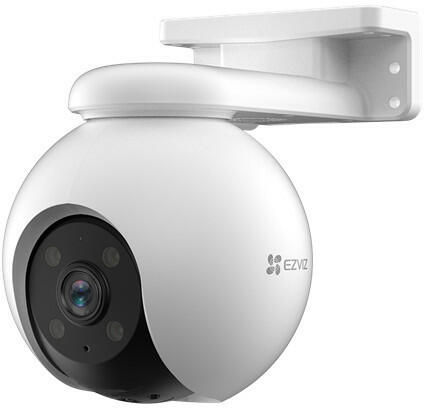 Camera IP PT WiFi, EZVIZ H8 Pro, 3K 5MP, 4mm, Iluminare duala 30m, MicroSD, Auto Tracking, Bidirectionala, CS-H8 (5MP)