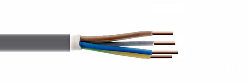 Cablu cu 4 fire de 1.5mm, Rola de 100m, cupru 100% CYYF4X1.5