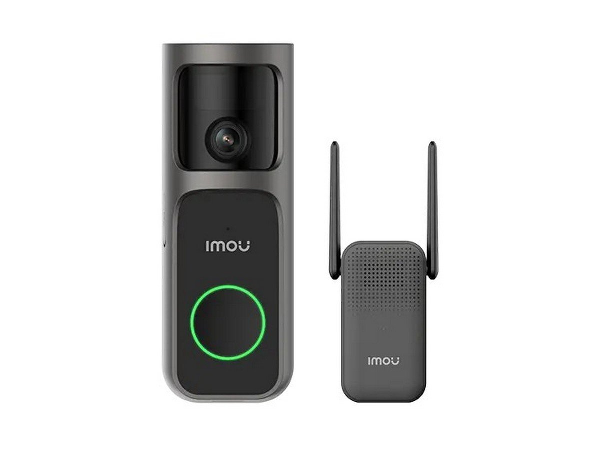 Sonerie video wireless Imou, camera panoramica 4MP cu baterie, IR 5m, PIR, audio bidirectional, slot micro SD, DB-3EP-4M0W/DS3