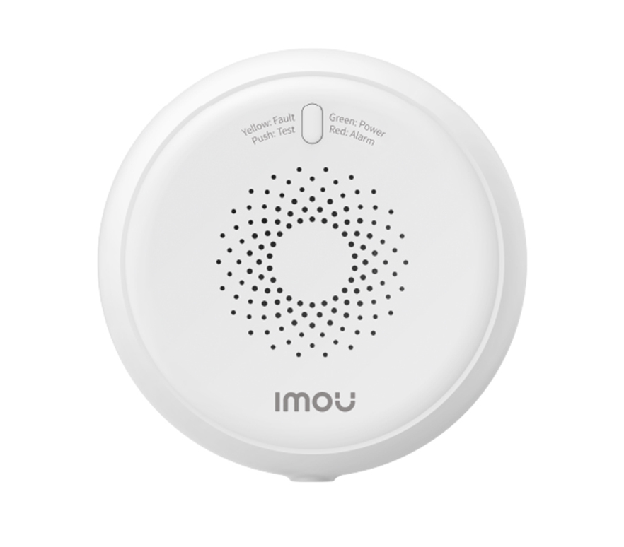 Detector de gaz, Wireless, Zigbee, 12VDC, alarma sonora si luminoasa, notificari aplicatie, carcasa ignifuga, IMOU IOT-ZGA1-EU