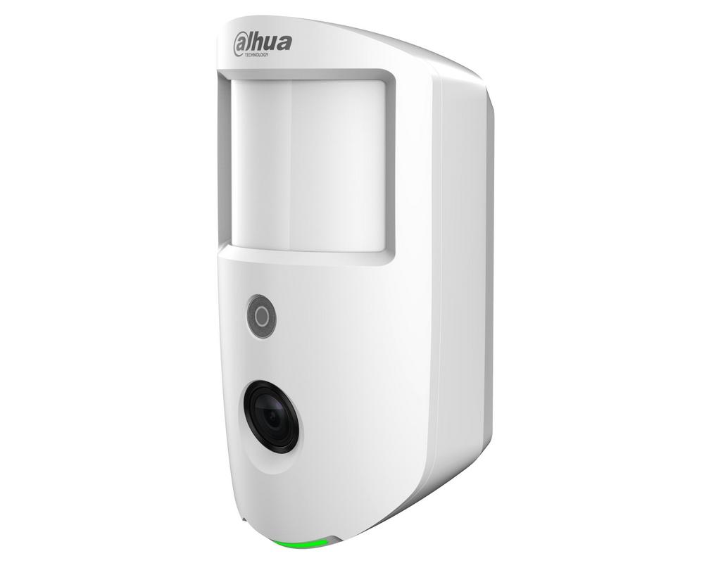 Detector de miscare PIR cu camera, wireless, 868 MHz, imunitate animale, alb, Dahua, ARD1731-W2(868)