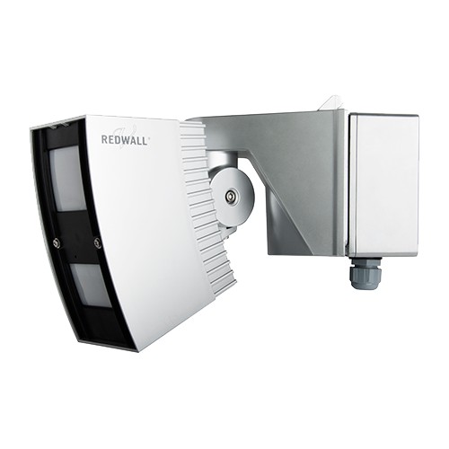 Detector de miscare PIR Optex SIP-4010-IP-BOX, pentru exterior, 2 zone, IP-PoE, acoperire 40x10m, anti-masking