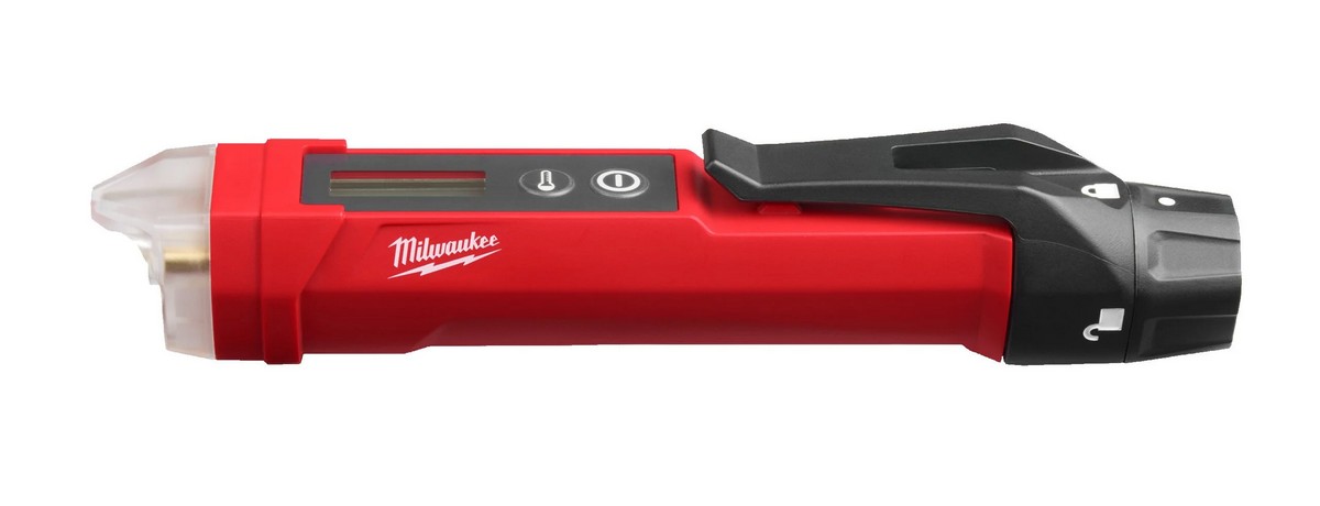 Detector de tensiune fara contact cu termometru laser Milwaukee, clasificat CAT IV 1000V, IP54, 4932498859