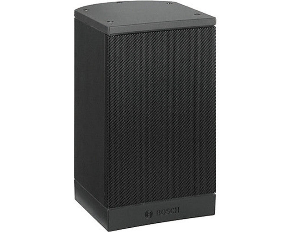 Difuzor cabinet 50W Bosch LB1-UM50E-D, 8 Ohm, montaj vertical/orizontal, carcasa din aluminiu, certificat EN 54‑24, IP65, negru