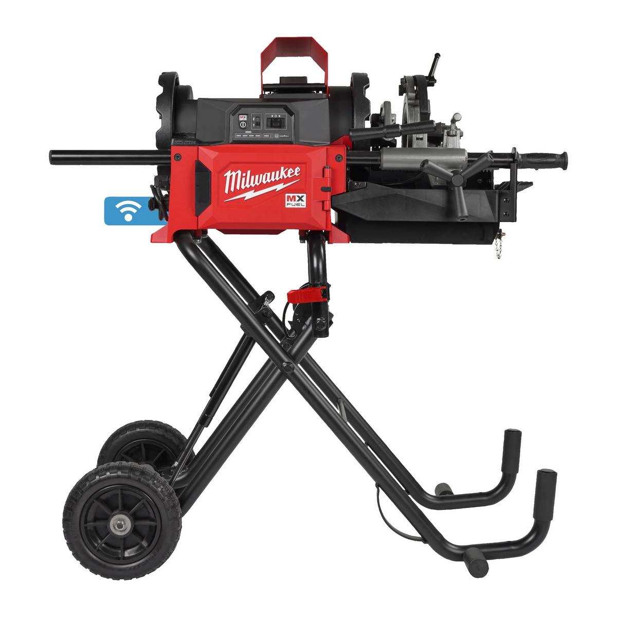 Dispozitiv de filetat tevi 2 inch Milwaukee MX FUEL ONE-KEY, 39 rpm si 59rpm, cu acumulator, 4933492100