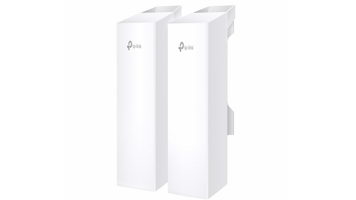 Set access point Tp-Link Omada EAP115-Bridge KIT, 5GHz, 300Mbps, 3x 10/100Mbps, transmisie 5km, cu management, IP65