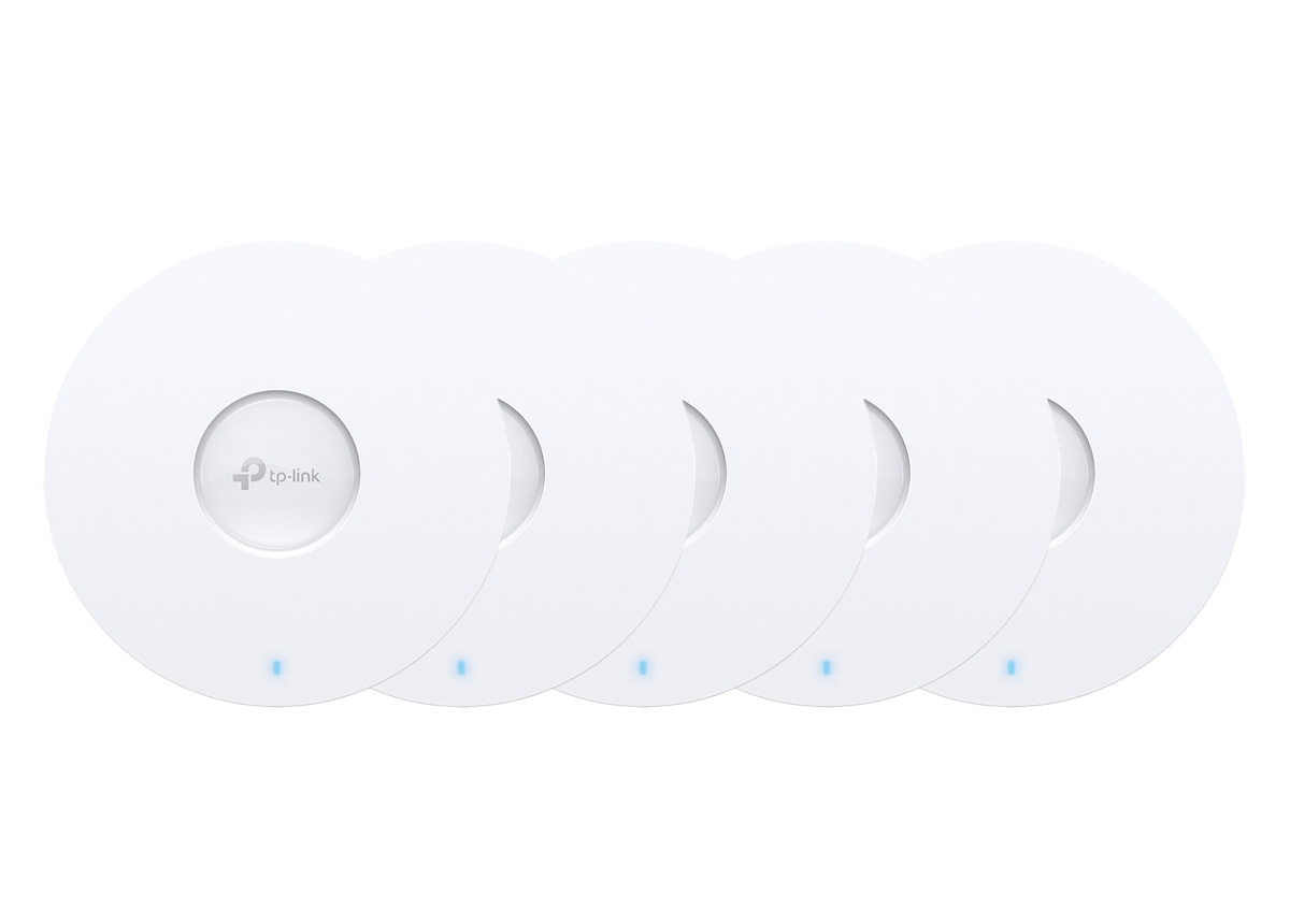 Set 5 Access Points cu Wi-Fi 6 Tp-Link AX3000, pana la 2.97 Gbps, Mesh, EAP653(5-pack)