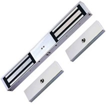 Electromagnet 180 KGf pentru usa dubla, Dimensiuni reduse 17L x 4W x 2H cm, Alimentare la 12 sau 24V, Aparent, SecuKey cLock-2D