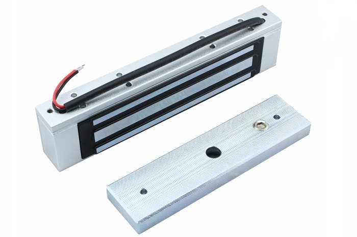 Electromagnet 180kg, Fail-Safe, alimentare 12V, pentru usa din lemn, sticla, metal, montaj aplicat, SM-180