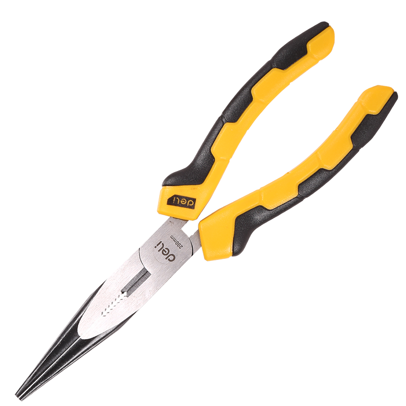 Cleste patent cioc lung 200mm Deli EDL2108