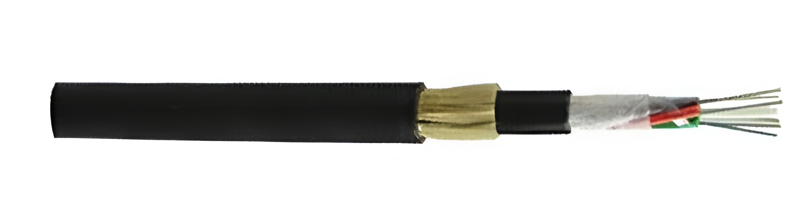 Fibra optica 12 fire Single Mode, 6500N, cu gel, 100m, Safer DJADSS24FOAY95x100