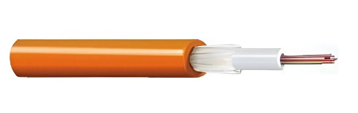 Fibra optica 8 fire Multimode, cu gel, 100m, portocaliu, LSZH Belden GUSND08x100