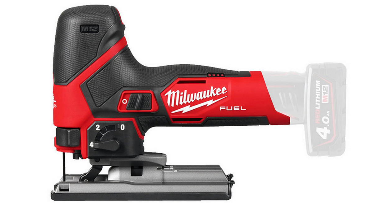 Fierastrau pendular Milwaukee FUEL M12 FJS-0, capacitate inclinare 45 grade, 3500 SPM, lungimea cursa 22 mm, 4933493347