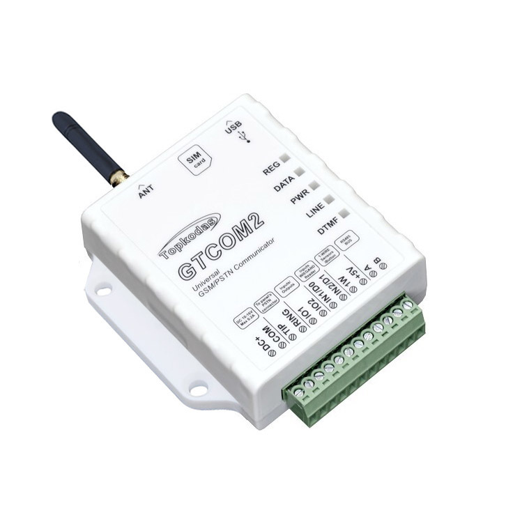 Comunicator universal 4G LTE, pentru panouri de control PSTN, GTCOM2-4G Topkodas