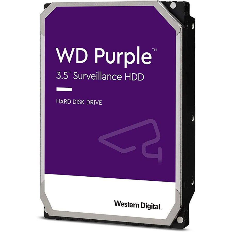 Hard Disk pentru supraveghere video, 2 Terra Bytes, Western Digital Purple, HDD 2TB WD23PURZ