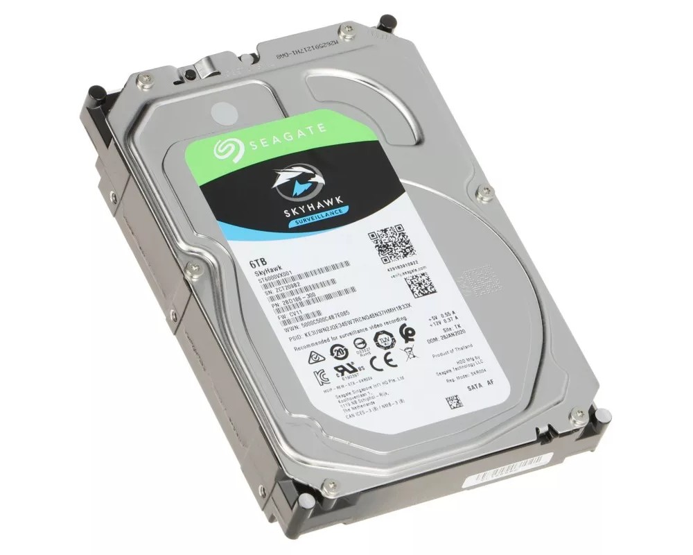 Hard Disk 6 Tera Seagate SkyHawk Surveillance Edition, ST6000VX009