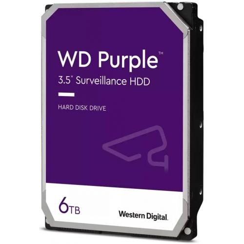 Hard Disk pentru supraveghere video, 6 Terra Bytes, Western Digital Purple, HDD 6TB, WD64PURZ