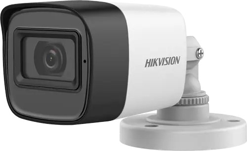 Camera de supraveghere pentru exterior, analogica, 5MP 2K, 3.6m, IR 30m, Microfon, IP67, Hikvision DS-2CE16H0T-ITFS3.6