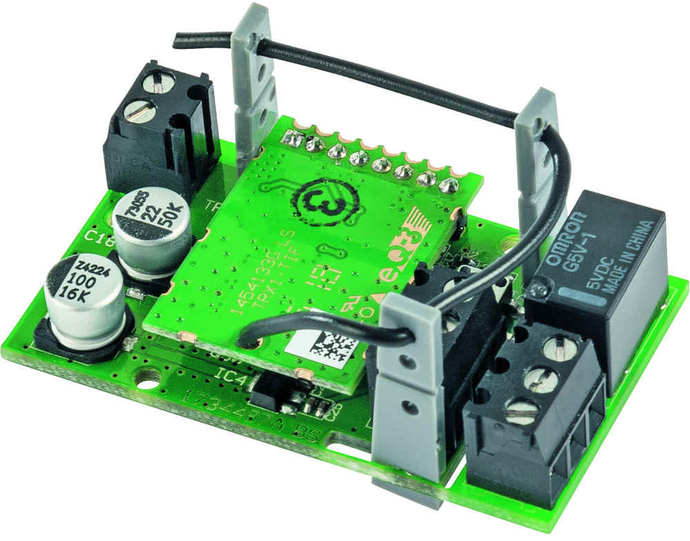 Actuator termic motorizat, 30V 1A, pentru aparatura electrocasnica, usi garaj, raza actiune 350m, aplicatie mobila, Homematic HMIP-PCBS