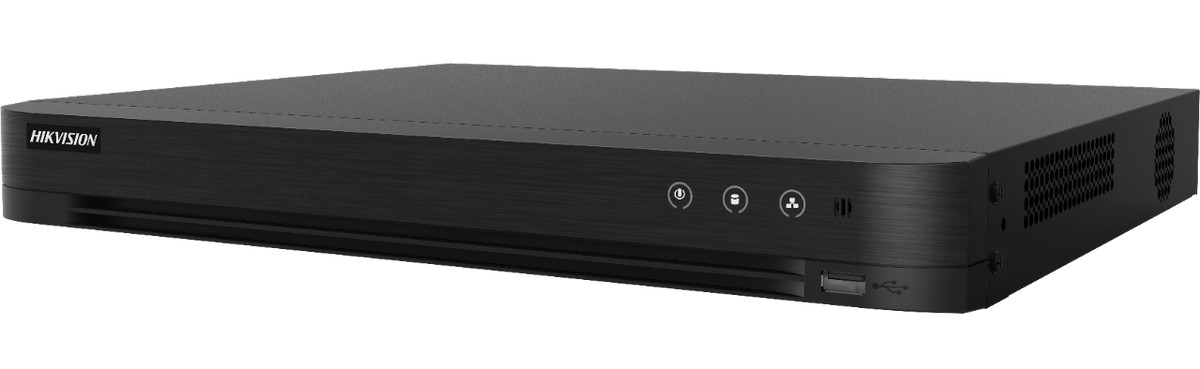 DVR 8 canale, 8 MP 4K, audio prin coaxial, AcuSense, H.265 Pro+, 2xSATA, Hikvision IDS-7208HUHI-M2/SC