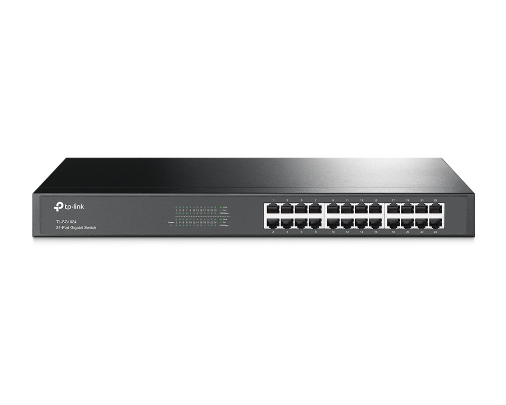 Switch 24 canale gigabit rackabil TP-Link, TL-SG1024