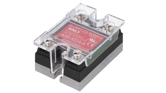 Releu semiconductor, 50A, 4/32V DC, 48/480V AC, 1- fazat, Anly Electronics ASR-50DA-H