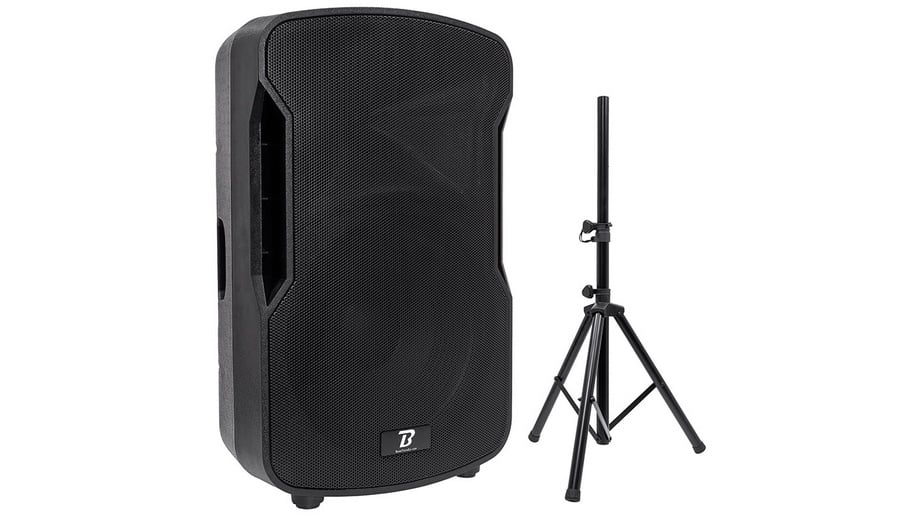 Boxa activa 2 canale, 1.5 inch, 400W RMS, BoomTone DJ BOOPRO15A, XLR, RCA, Jack 3.5,  Jack 6.5
