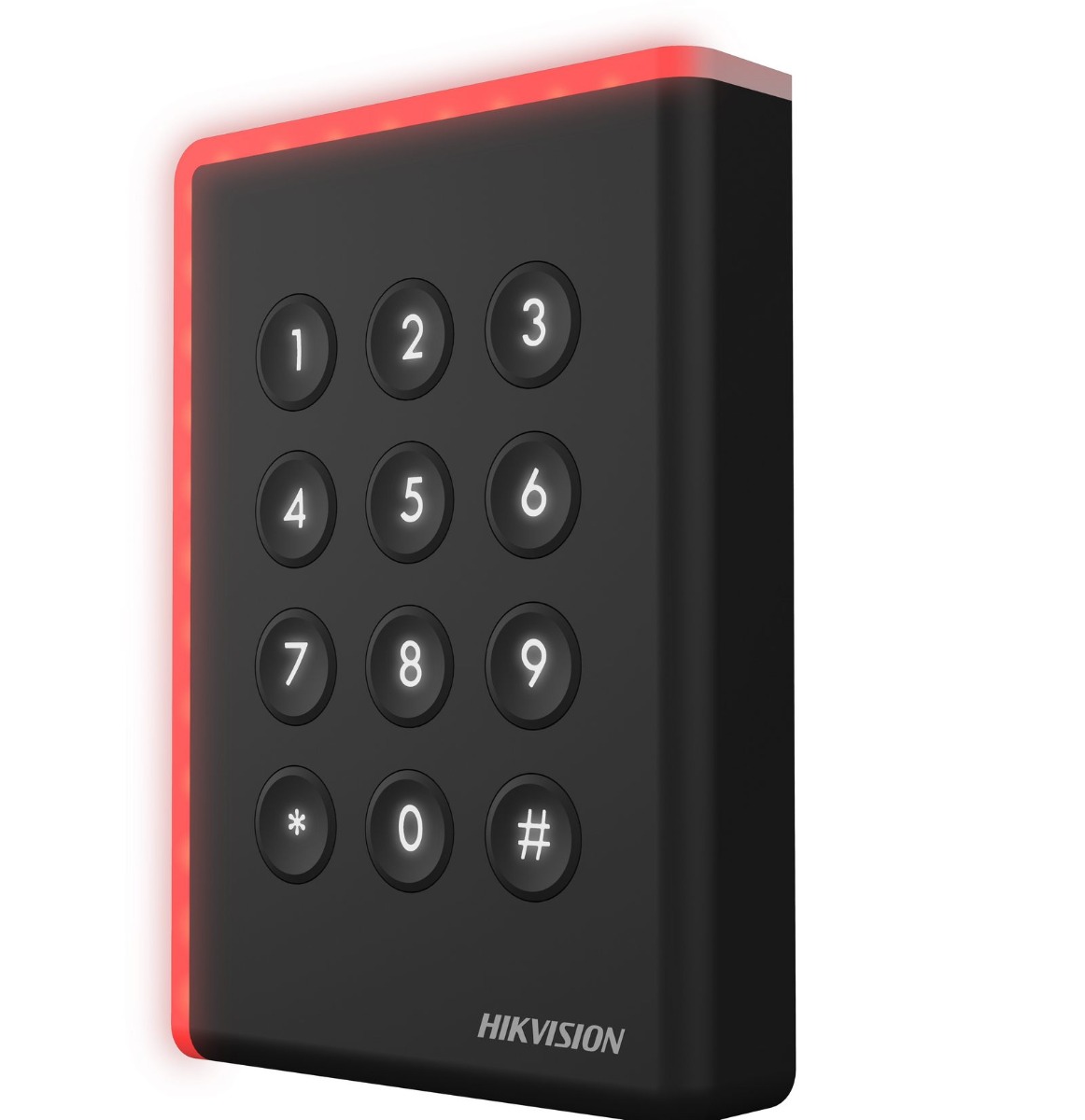 Cititor de proximitate cu tastatura Hikvision DS-K1108AEK, Wiegand 26 si 35, Iluminat, Hikvision, DS-K1108AEK