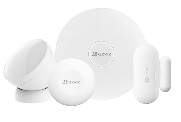 Kit Senzori Ezviz CS-B1, ZigBee, Gateway, PIR, buton smart, senzor deschidere-inchidere