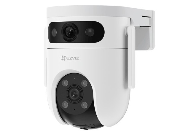 Camera IP Wi-Fi Ezviz Dual PT panoramica CS-H9c(5mp+5mp), 5MP+5MP, Iluminare Duala, Alarma Acustica si Optica, Auto Tracking, slot MicroSD