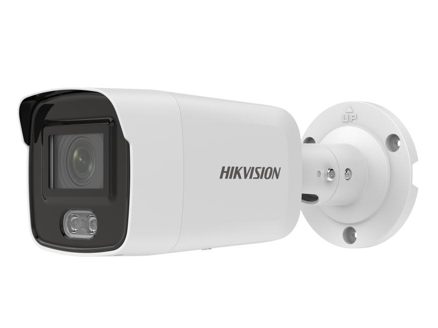 Camera de exterior IP, Hikvision DS-2CD2027G2-L(4mm)(C), 2MP, ColorVu 40m, 4mm, PoE, IP67