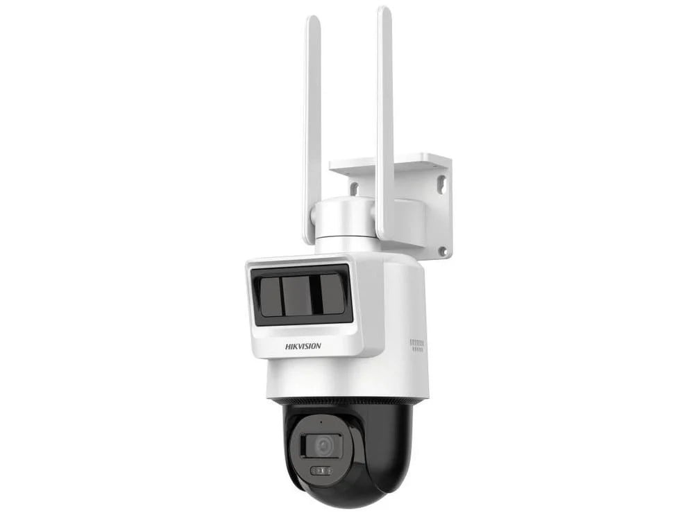Camera de supraveghere PTZ 4MP HiLook Hikvision, conexiune 4G, microfon, difuzor, 2.8 mm, IR 30m, slot microSD, IP66, PTZ-N2C400I-K/4G/C05S10
