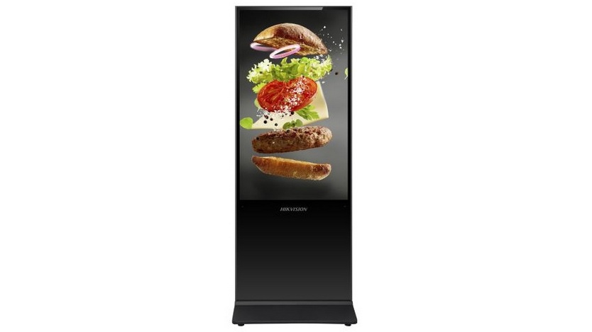 Totem digital (Digital Signage), DLED, 42.5inch, difuzoare incorporate, intrari 2x HDMI, 1x Audio, 1x VGA, Hikvision DS-D6043UL-B/S