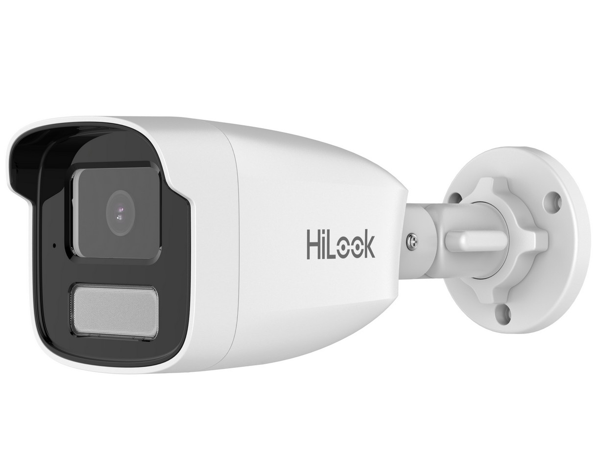 Camera IP Hikvision HiLook IPC-B440HA-LU(4mm), 4MP, 4mm, iluminare duala 50m, microfon, compresie video H265+, PoE, IP67