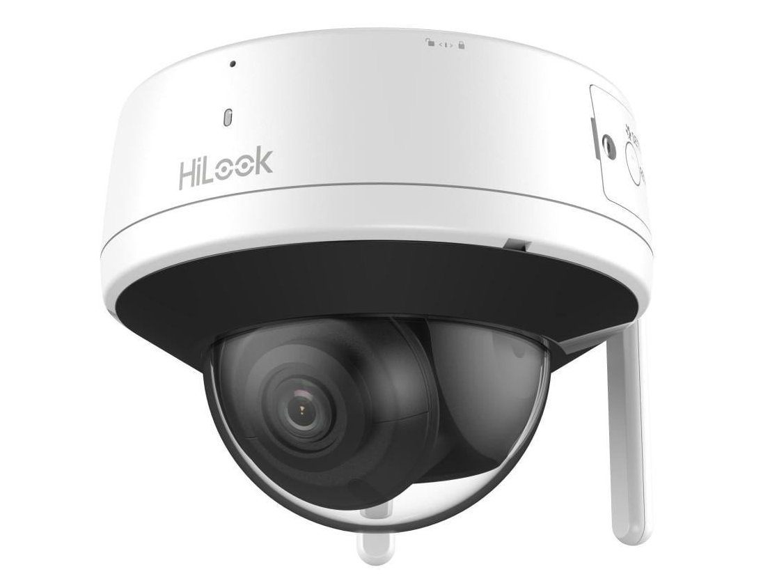 Camera supraveghere IP Wi-Fi Hikvision HiLook IPC-D140HA-D/W(2.8mm)(W), 4MP, IR 30m, audio, slot card microSD, IP66