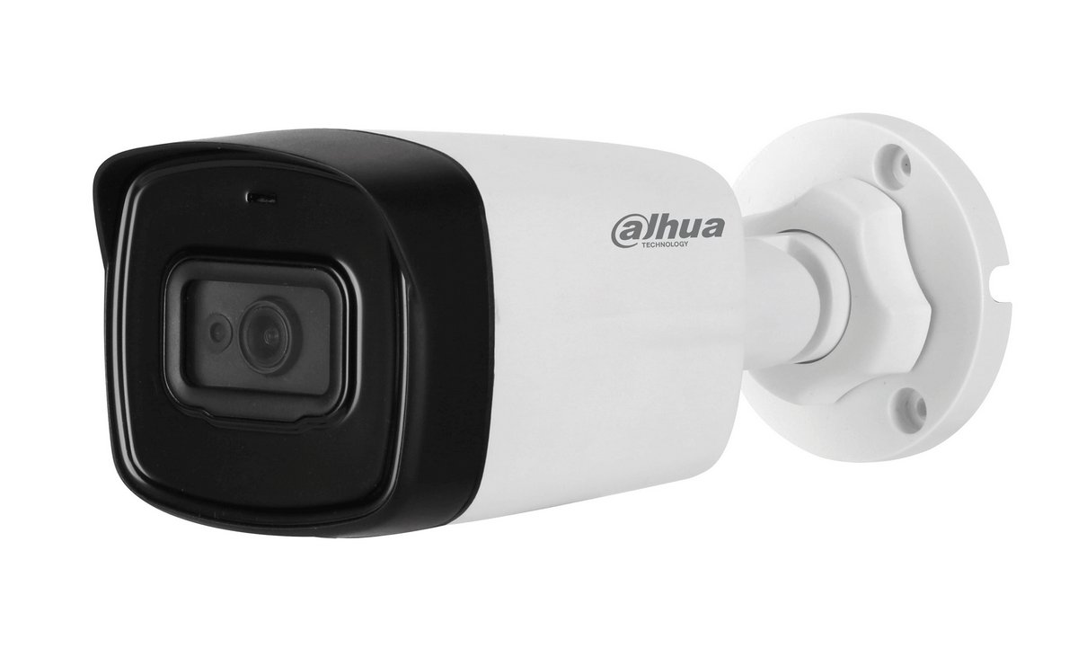 Camera bullet, Dahua, rezolutie 8 MP, lentila 3.6mm, IR 80m, HAC-HFW1800TL-A-036