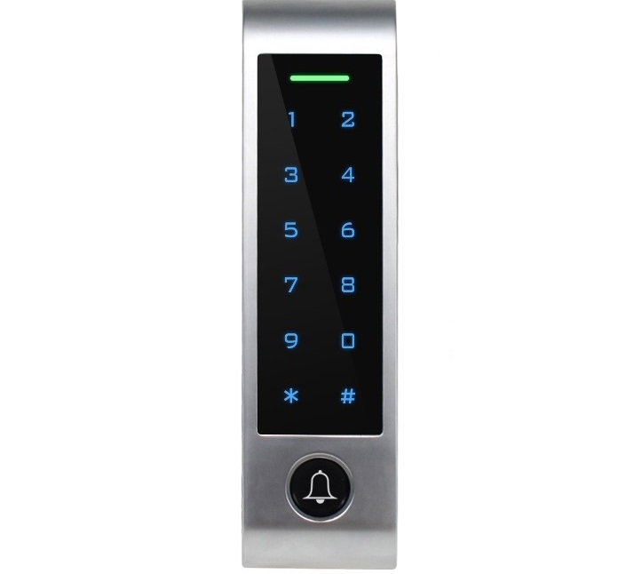 Control acces exterior, card EM si Mifare, taste touch, Wi-Fi, alarma si sonerie, compatibil cu aplicatia Tuya, IP66, SECUKEY H4-WiFi EM+Mifare