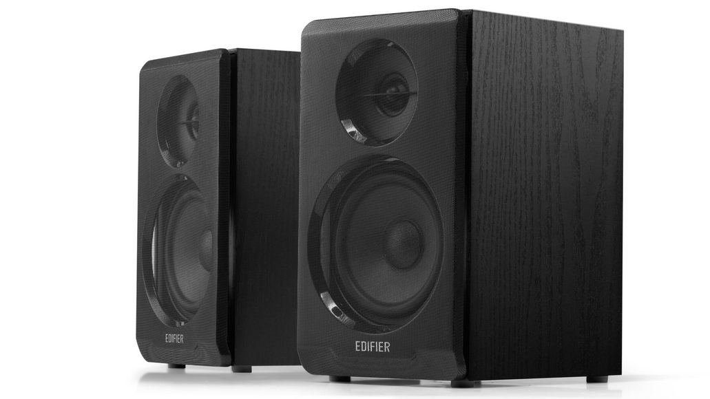 Boxe 10W RMS, 3.5inch, Edifier R33BT-BK, jack 3.5mm, AUX, Bluetooth, negru