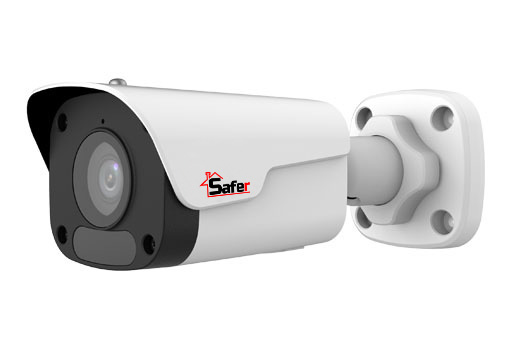 Camera de supraveghere IP, 4MP, 2.8mm, IR 30m, microSD, PoE, microfon, IP67, Safer SAF-IPCBM4MP30-28-A