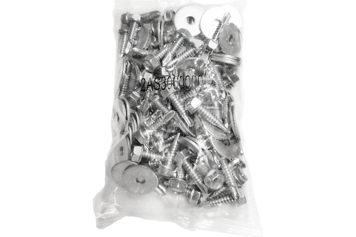 Set suruburi si saibe pentru montarea cremalierei crm4, 6x25mm, 60 buc/set, 2AS3060000