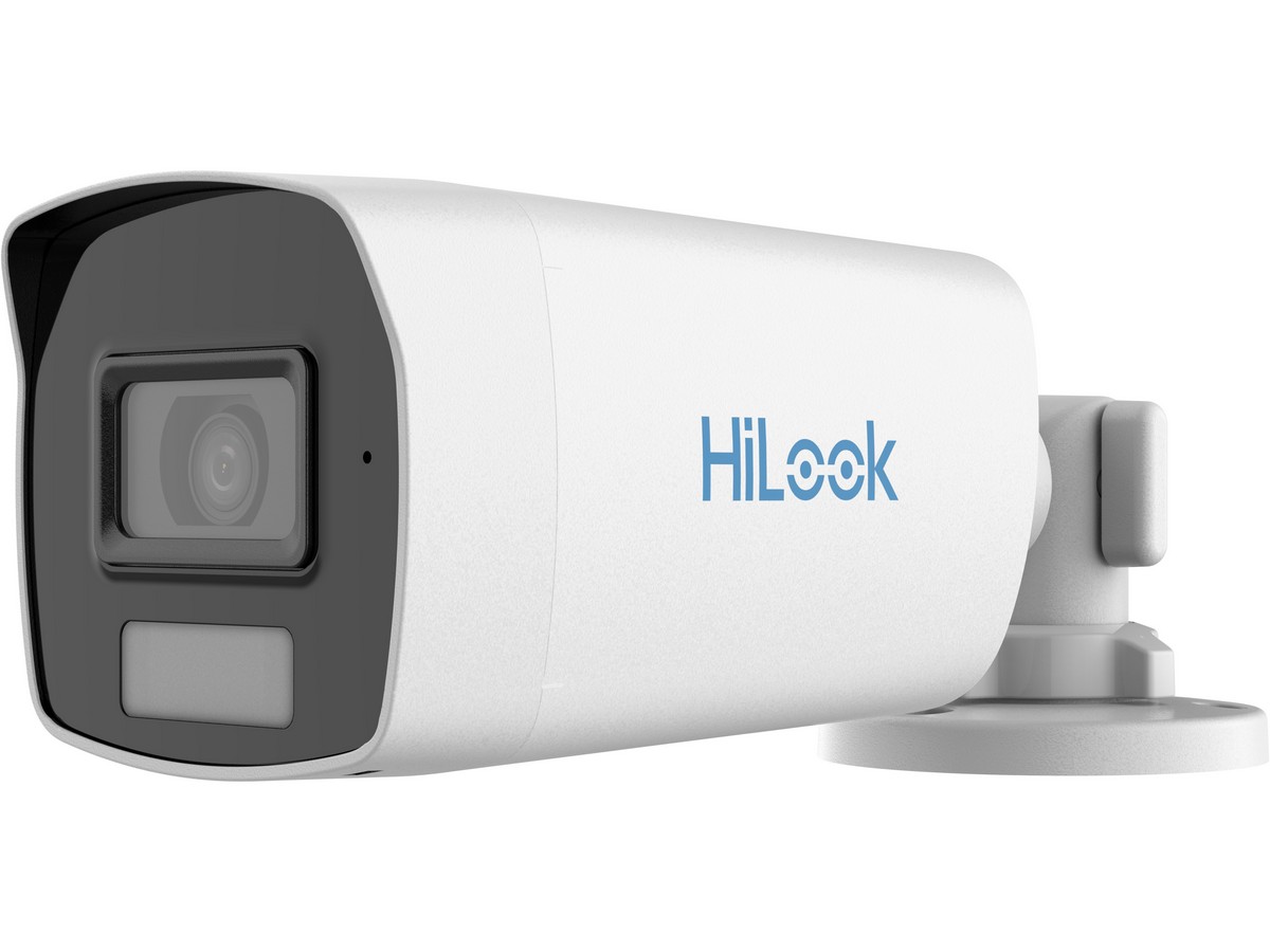 Camera De Supraveghere Pentru Exterior, Hikvision Hilook Thc-b229-ls, Hdtvi, Color Vu, 2mp, 2.8mm, Lumina Duala, Microfon, Ip66
