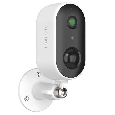 Camera IP wireless pe baterii cu senzor PIR, 2MP, 2.4mm, 145°, IR10m, microfon, 6700mA, IP65, compatibila Tuya, Laxihub W1-TY